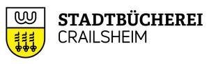 Wappen der Stadt Crailsheim und rechts daneben die Schrift: Stadtbücherei Crailsheim